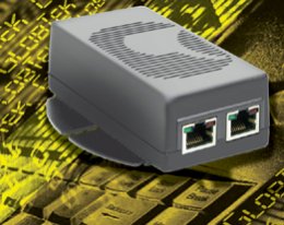 Injetor Ativo Power over Ethernet PoE de 48V Injetor Ativo Power over Ethernet PoE de 48V